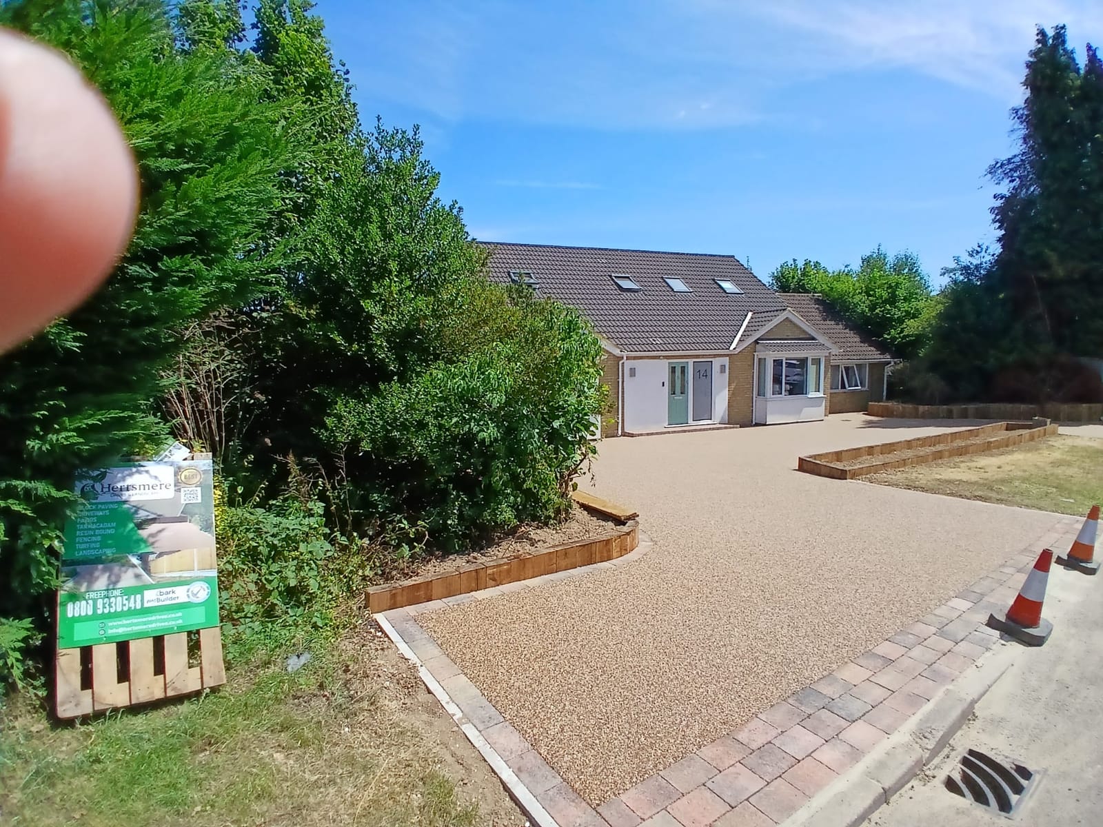 Resin driveway 21